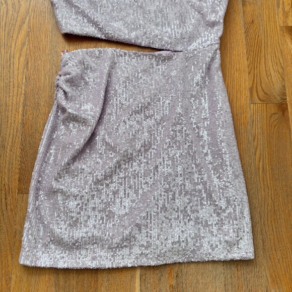 Amanda Uprichard Brinley Sequin Cutout Mini Dress - Picture 7 of 9